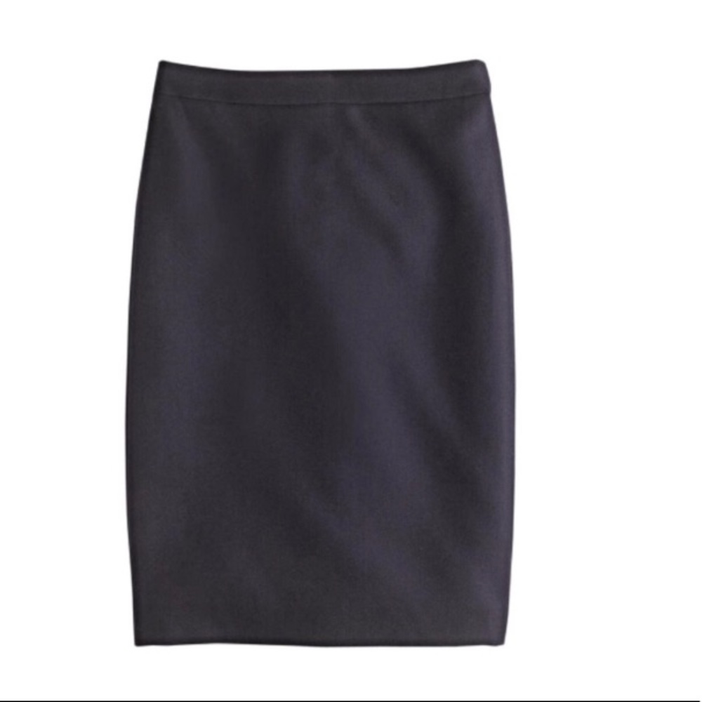 J. Crew No. 2 Pencil Skirt Double-Serge Wool